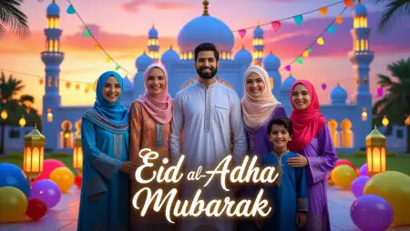 Eid Al Adha Mubarak Facebook Cover - Free Related Eid Al Adha Mubarak Image