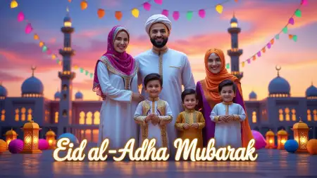 Eid Al Adha Mubarak Messages For Family - Free Related Eid Al Adha Mubarak Image