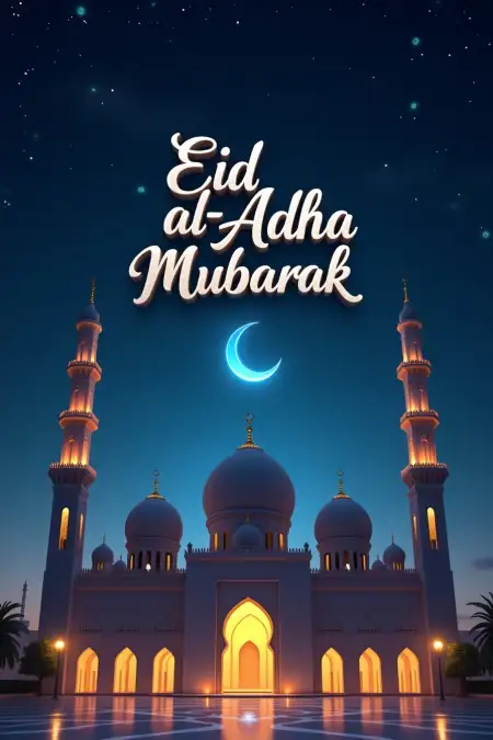 Eid Al Adha Mubarak Sms In Hindi - Free Related Eid Al Adha Mubarak Image
