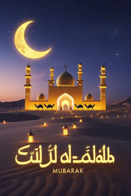 Eid Al Adha Mubarak To All Muslims - Free Related Eid Al Adha Mubarak Image