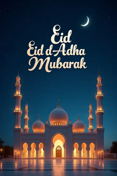 Eid Al Adha Mubarak Vector Free - Free Related Eid Al Adha Mubarak Image