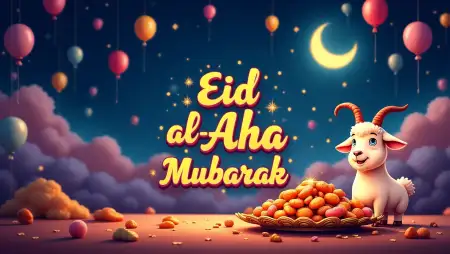 Eid Al Adha Mubarak Wishes For Colleagues - Free Related Eid Al Adha Mubarak Image