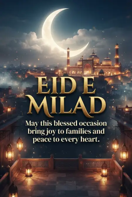 Eid E Milad 2026 Wishes In English - Free Eid E Milad 2026 Download