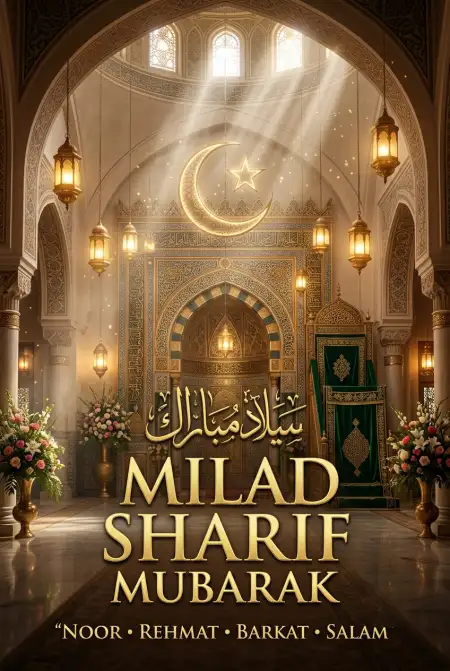 Eid Milad Un Nabi 2026 Greetings - Free Eid E Milad 2026 Download
