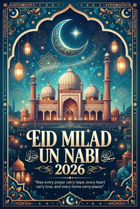 Eid Milad Un Nabi 2026 Juloos - Free Eid E Milad 2026 Download