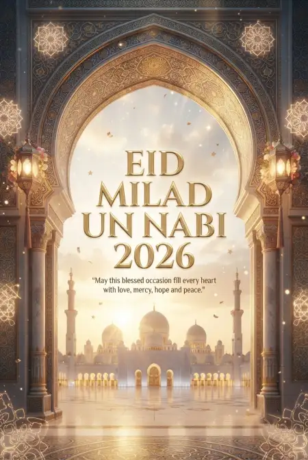 Eid Milad Un Nabi 2026 Poster - Free Eid E Milad 2026 Download