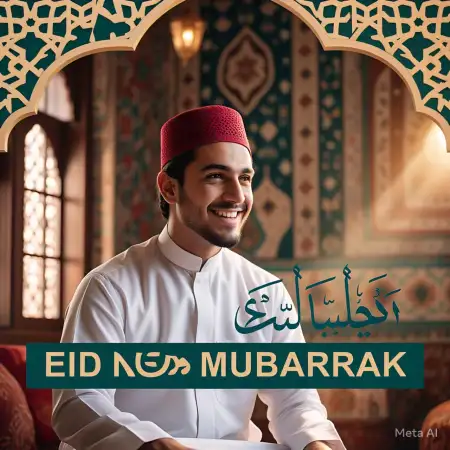 Free Eid Mubarak Wishes With Animated GIFs Image Download