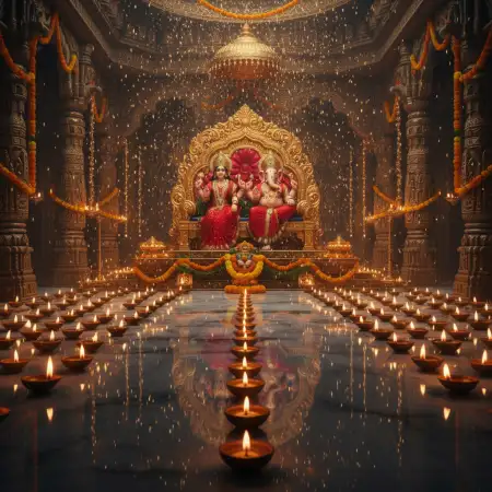 Free Elegant Diwali Background With Mandala Art Background Download