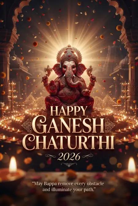 Elegant Ganesh Chaturthi Wishes 2026
