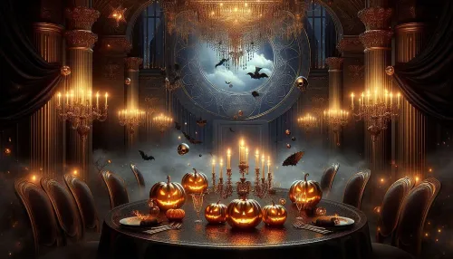 elegant halloween background for party flyers