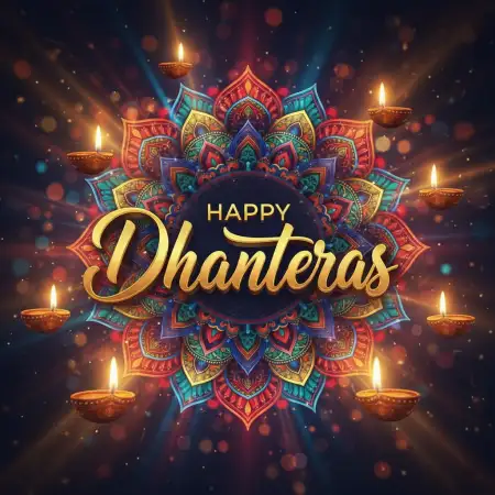 Elegant Happy Dhanteras Wishes Greetings Background - Free Happy Dhanteras Wishes Greetings Download