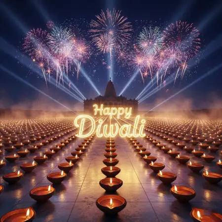 Elegant Happy Diwali Greetings 2025 Banner Design Ideas - Free Happy Diwali Greetings 2025 Download