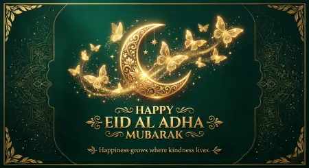Elegant Happy Eid Al Adha Quote Images - Free Happy Eid Al Adha With Quotes Download