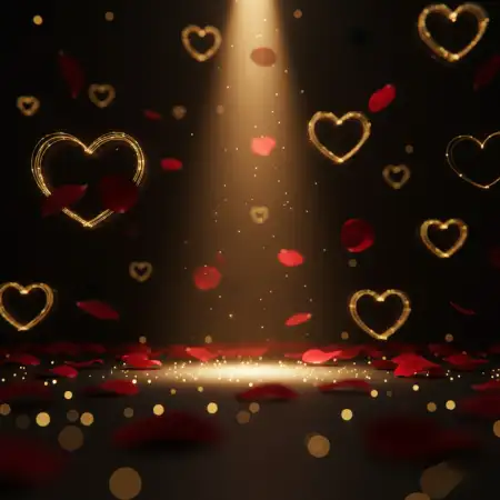 Elegant Happy Valentines Day Background Template - Free Happy Valentines Day Background Hd Download