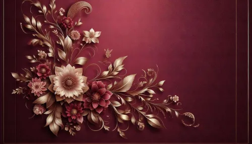 elegant maroon background hd with floral patterns for wedding invitations