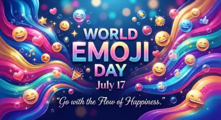 Emoji Celebration Poster Template - Free World Emoji Day Poster 2026 Download
