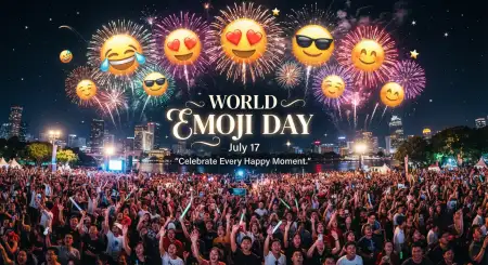 Emoji Celebration Print Poster - Free World Emoji Day Poster 2026 Download