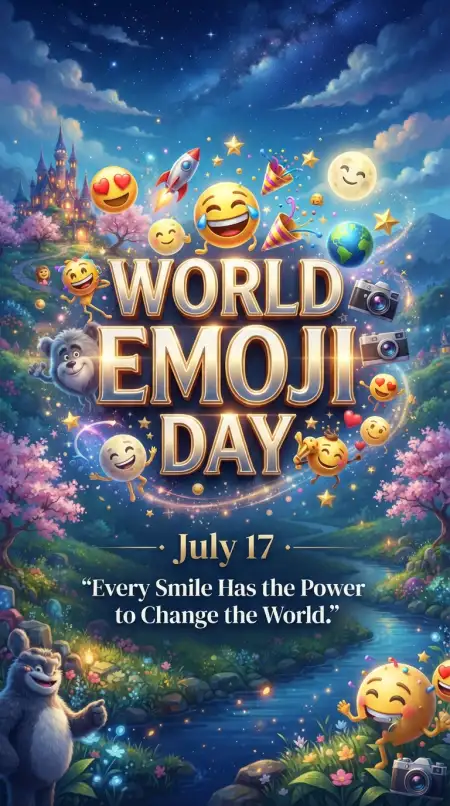 Emoji Day Facebook Poster - Free World Emoji Day Poster 2026 Download