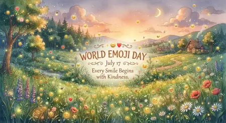 Emoji Day Printable Art Poster - Free World Emoji Day Poster 2026 Download