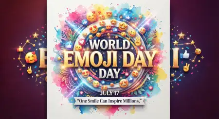 Emoji Day Vector Illustration Poster - Free World Emoji Day Poster 2026 Download