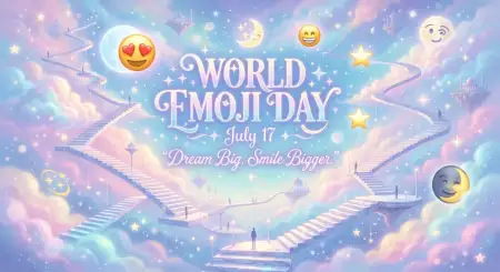 Emoji Festival Poster Design - Free World Emoji Day Poster 2026 Download