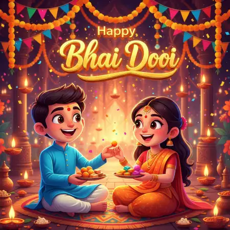 Emotional Happy Bhai Dooj 2025 Wishes For Sister - Free Happy Bhai Dooj 2025 Wishes Download