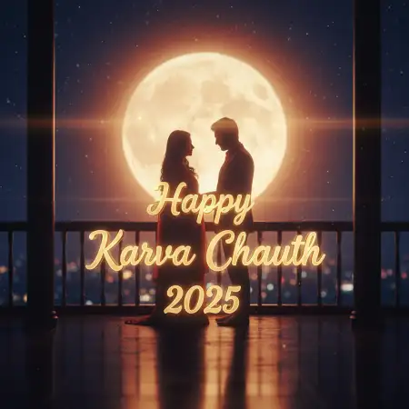 Emotional Karva Chauth 2025 Lines In Hindi - Free Happy Karva Chauth Download