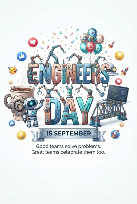 engineers day 2026 creative whatsapp status images for engineers - Engineers Day 2026