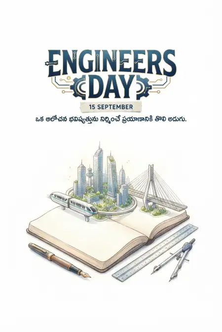 engineers day 2026 essay in telugu - Engineers Day 2026