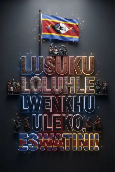 Eswatini Independence Day Banner Design 2026 - Free Eswatini Independence Day 2026 Download