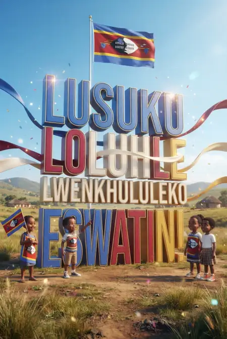 Eswatini Independence Day Flag Images 2026 - Free Eswatini Independence Day 2026 Download