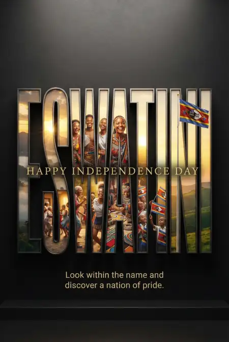 Eswatini Independence Day Patriotic Greeting Card Images - Free Eswatini Independence Day 2026 Download