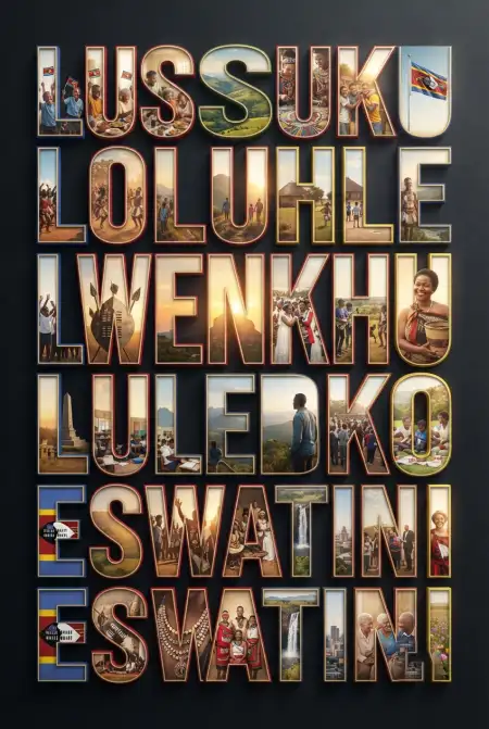 Eswatini Independence Day Typography Png - Free Eswatini Independence Day 2026 Download