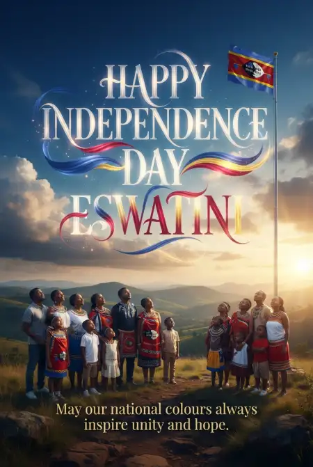Eswatini Independence Day Wishes For Whatsapp Status - Free Eswatini Independence Day 2026 Download