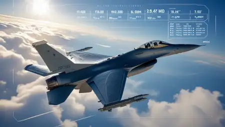 F16 Fighter Jet Flying In Sky Background - Free Related F16 Fighter Jet Image