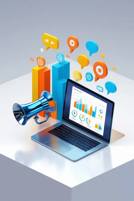 Facebook Ads Digital Marketing Background - Free Digital Marketing Background Download