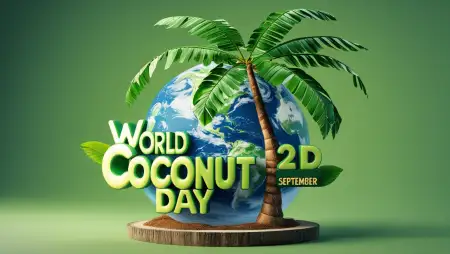 Facebook Post Content For Coconut Day Celebration - Free World Post Day Download