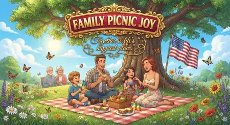 Family Love Concept Illustration - Free American Parents Day 2026 Download