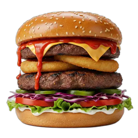 Free Fast Food Burger Png PNG Image Download