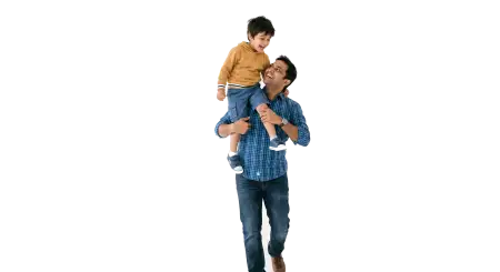 Father Holding Baby Png - Free Fathers Day Png Download