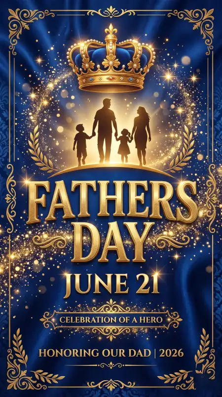 Fathers Day 2026 Appreciation Poster Design - Free Fathers Day 2026 Download