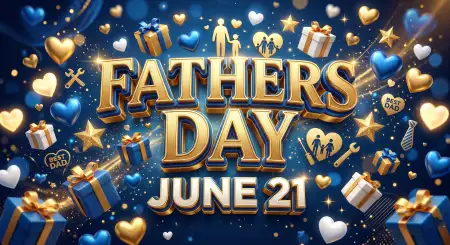 Fathers Day 2026 Card Background Png - Free Fathers Day 2026 Download