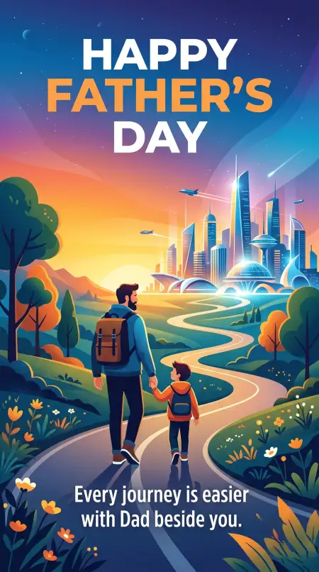 Free Fathers Day 2026 Celebration Poster Image Download