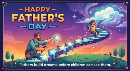 Free Fathers Day 2026 Creative Artwork Image Download