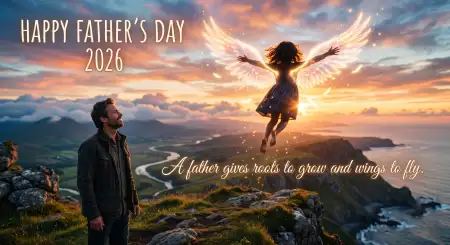 Free Fathers Day 2026 Emotional Messages Image Download