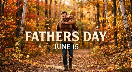 Fathers Day 2026 Greeting Banner Png - Free Fathers Day 2026 Download