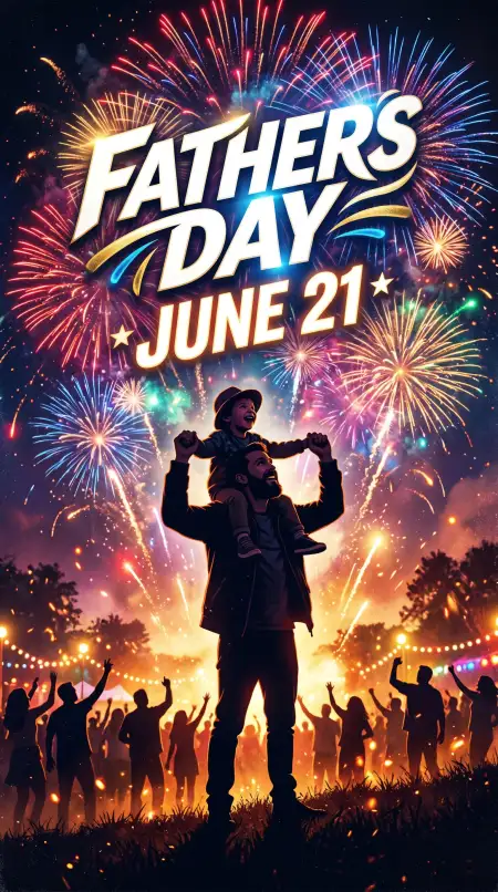 Fathers Day 2026 Office Celebration Poster - Free Fathers Day 2026 Download