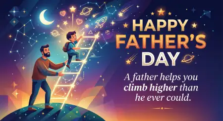 Free Fathers Day 2026 Typography Design Image Download