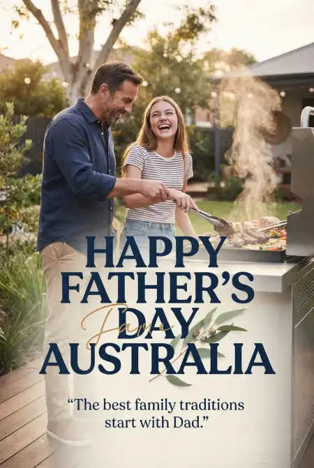 Fathers Day Australia 2026 Greetings - Free Fathers Day Australia 2026 Download