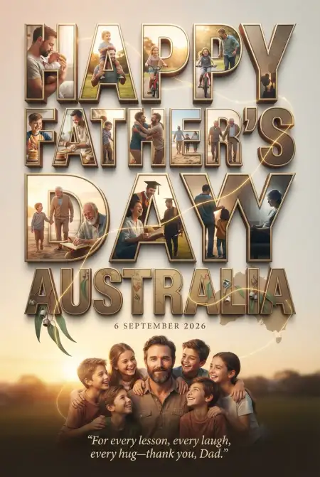 Fathers Day Australia 2026 Png - Free Fathers Day Australia 2026 Download